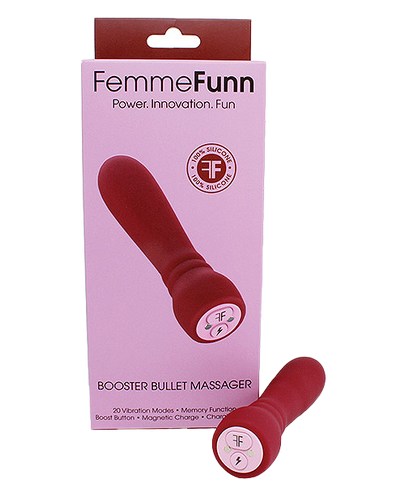 Bullet-vibrator-i-FemmeFunnBoosterBullet-Box / Maroon