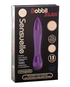 Bullet-vibrator-i-SensuelleBobbiiFlexibleVibeXLR8TurboBoost-Box / Ultra Violet