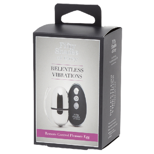 Remote vibrator-Fifty Shades of Grey Relentless Vibrations Remote Control Pleasure Egg