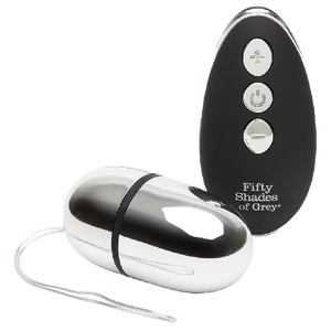 Remote vibrator-Fifty Shades of Grey Relentless Vibrations Remote Control Pleasure Egg
