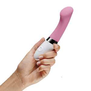 G-spot-vibrator-i-Lelo-Gigi2-Hand / Pink