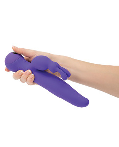 Rabbit-vibrator-i-TouchbySwanDuo-inHand / Purple