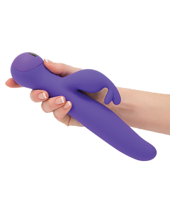 Rabbit-vibrator-i-TouchbySwanTrioClitoralVibrator-inHand / Purple