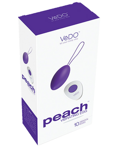 Remote-control-vibrator-i-VeDOPeachRechargeableEggVibe-Box  / Indigo
