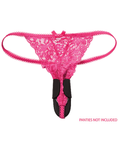 New Secrets Lace Thone Vibrating Panties Black Underwear W/Remote for Women  US 