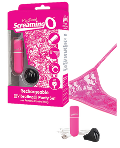 Vibrating-panties-i-ScreamingOMySecretChargedRemoteControlPanty-Box / Pink