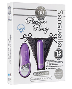 Vibrating-panties-i-SensuellePleasurePantyBulletwRemoteControl-15Function-Box / Purple