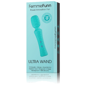 Wand-vibrator-i-Femme-Funn-UltraWand-Box / Aqua