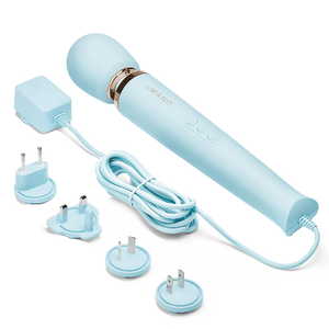 Wand-vibrator-i-Le-Wand-Plug-In-AC Adaptors / Blue
