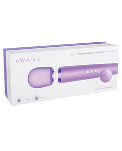 Wand-vibrator-i-LeWandPetiteRechargeableMassager-Box / Violet