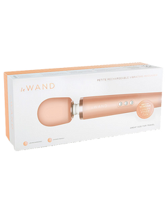 Wand-vibrator-i-LeWandPetiteRechargeableVibratingMassager-Box / Rose Gold