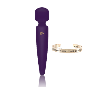 Wand-vibrator-i-RianneS-Bella-with bracelet / Purple