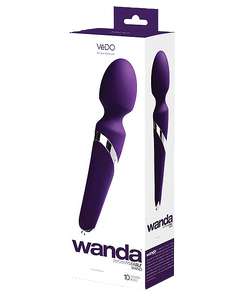 Wand-vibrator-i-VeDOWandaRechargeableWand-Box / Deep Purple