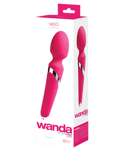Wand-vibrator-i-VeDOWandaRechargeableWand-box / Foxy Pink